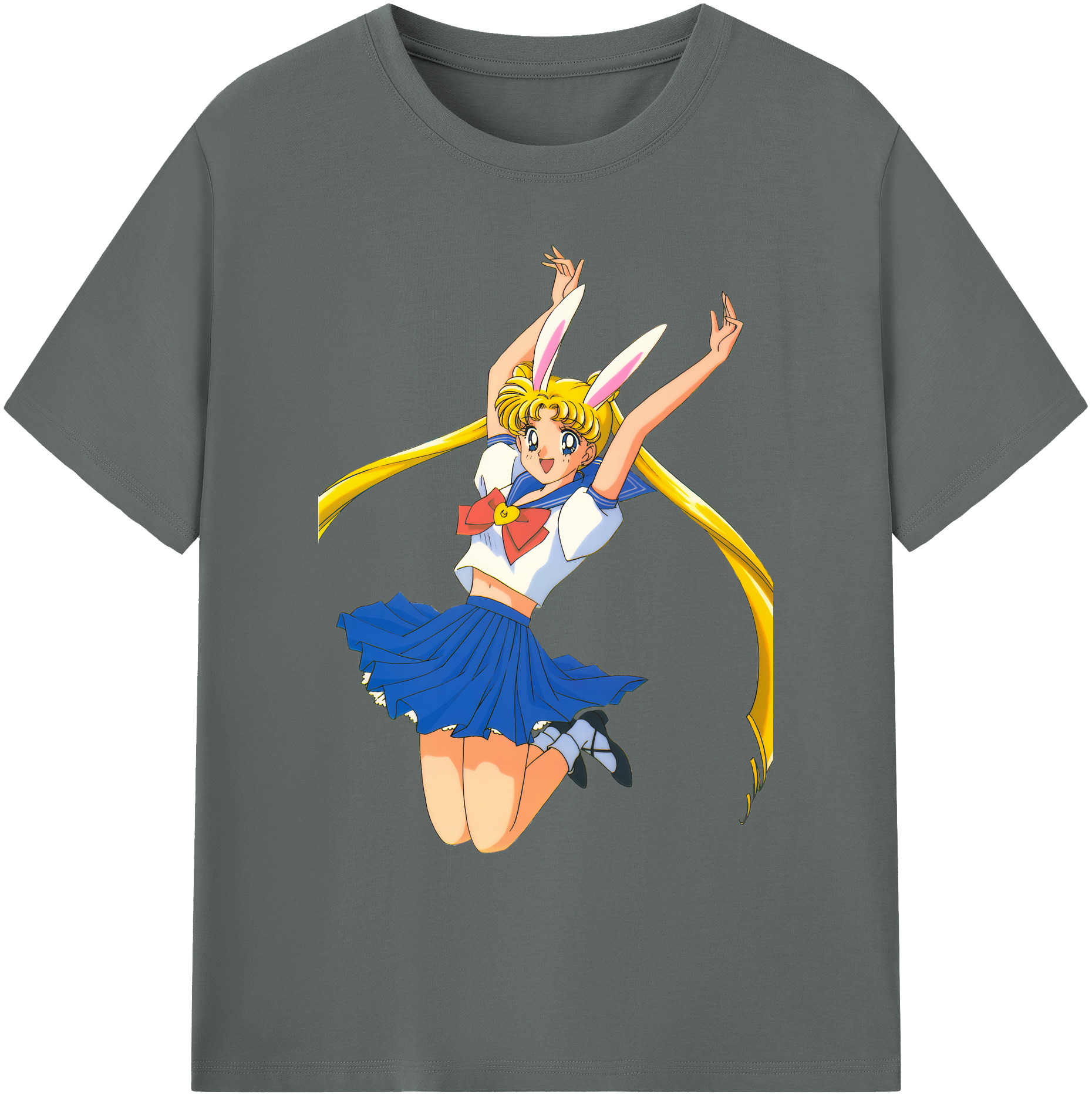 （画像用） 美少女戦士セーラームーン 愛野 美奈子 あいの みなこ Sailor Moon Aino Minako 綿100％ メンズ半袖Tシャツ｜肌触りやわらか＆通気性